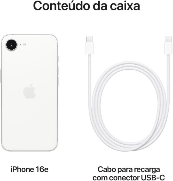 Apple iPhone 16e de 128 GB — Branco - Imagem 5